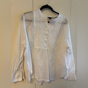 White Work Ready Shirt from J. Crew, 2X